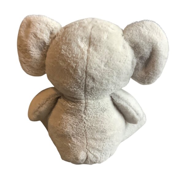 Kellytoy Plush Elephant Stuffed Animal Toy 17” Rattle Crinkle Ears Gray - Picture 4 of 7